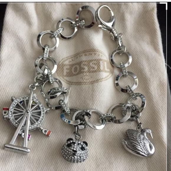 Fossil charms with gems - Picture 5 of 5